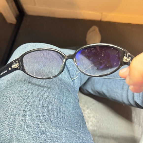 Salvatore Ferragamo Italy Sunglasses Frames Black 2132 101 56-16-130 H9983 - Picture 7 of 8